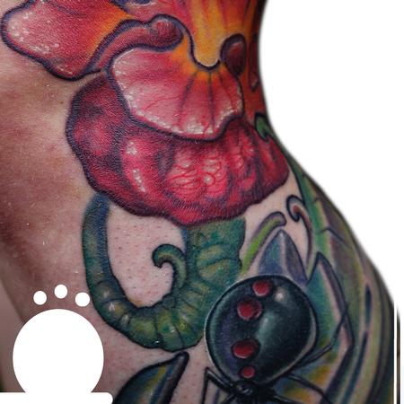 Tattoos - Bio organic floral leg sleeve - 128398